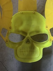 1983 Vintage Skeletor Mask (He-Man) Glows In The Dark