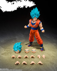 Bandai S.H.Figuarts Super Saiyan God Son SS Son Goku (Blue Power) Dragon Ball Z