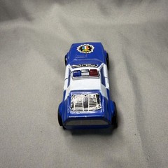 Vintage DASHBOTS Police Car Transforming Robot Figure, Rare Upright 1985