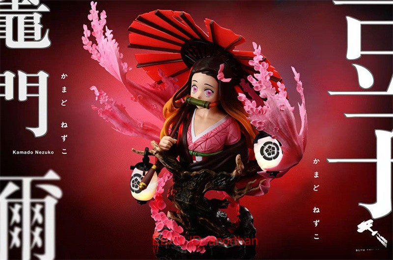 Blue Sky Studio Demon Slayer Kamado Nezuko Resin Figure Bust Statue In Stock