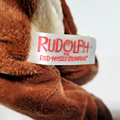 Rudolph the Red Nosed Reindeer 50 Years & Still Glowing Sings & Lights Up -Plush