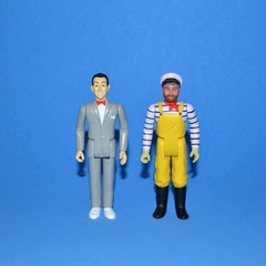 Super7 Pee-Wees Playhouse ReAction Figure Lot Set Custom Prototype Captain Carl