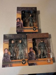 Lot of 3 McFarlance Dune Movie Figure Set: Lady Jessica, Stilgar, Paul Atreides