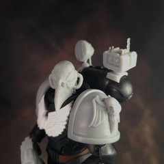 Backpack Comms Sensor Array Compatible with McFarlane Toys Action Figures 1/12th