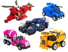 Kids Toy Miniforce Penta X Ranger Vehicle Robot Bot PENTATRON 5 Combiner Figures