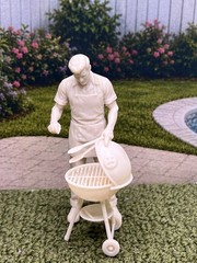 1:24 1950 Dollhouse Barbecue Bob Inspired by Marx