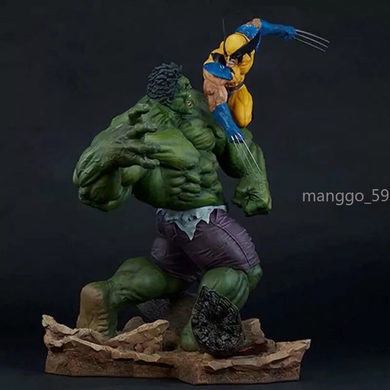 Hulk VS. Wolverine PVC Figure Statue Model Toy Collection Christmas Gift Toy