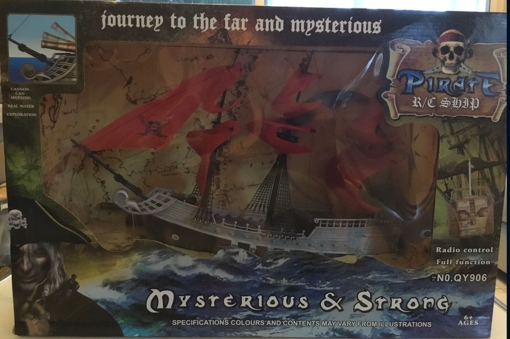 Pirates of The Caribbean Black Pearl Pirate Ship Remote Control New