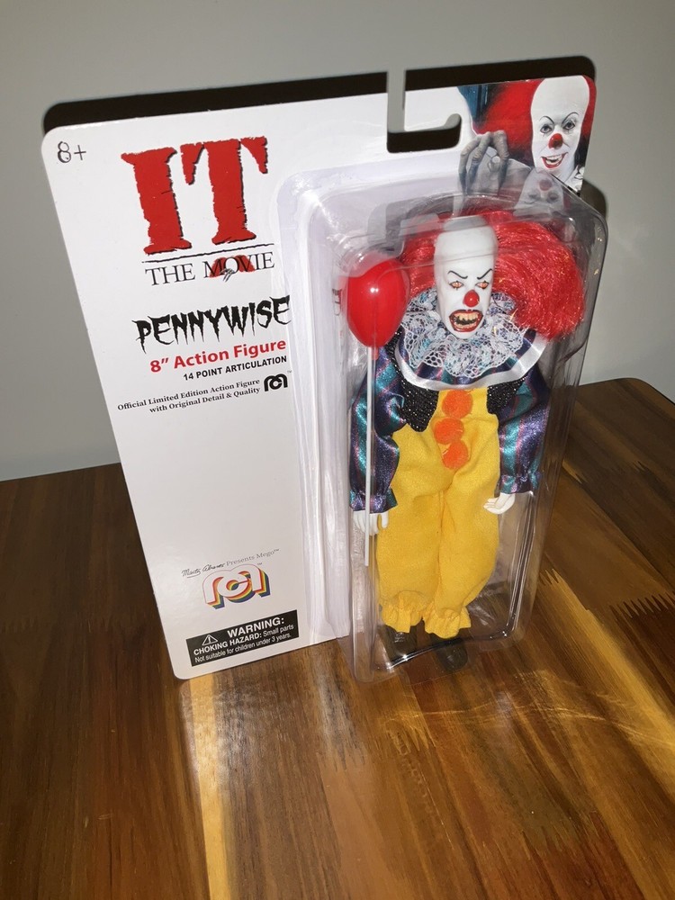 Mego Pennywise 8″ Retro Figure Horror It Movie Stephen King New