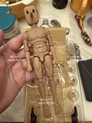 1/12 Notaman NT-0 Male Flexible Body Strong Muscular Square Head 16.5cm Figure