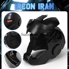 1:1 Iron Man Full Black MK5 Helmet Electronic Wearable Voice-control Mask Gift
