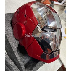 Autoking Iron Man Mask Mk5 1:1 Helmet Wearable Voice Touch Cosplay Props Jarvis
