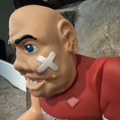 1986 HG Toys Pigskin 15in Football Plastic Articulated Figure