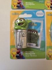 Set Of 5 Sesame Street Mini Figures Elmo, Big Bird, Oscar, Abby & Cookie Monster