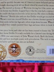 John Wayne The Duke Figure Dollor Dollar Horse w/Box Schylling 100 Years