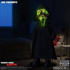 Mezco Living Dead Doll: Scream Bloody Glow-in-The-Dark Ghostface, 10″