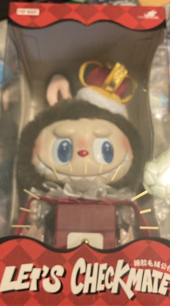 Pop Mart Let’s Checkmate Large King Labubu Plush (Authentic Sealed) USA SELLER