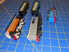 Vintage Lot Of 5 Ertl Die-Cast/plastic Thomas & Friends Metal Trains Bundle 90s