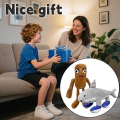 Italian Brainrot Tung Tung Tung Sahur 18inch Tralalero Tralala Plush Meme Plush