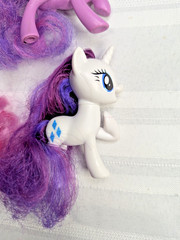 My Little Pony Figures Mix Lot of 17 Brushable Molded Various Sizes MLP