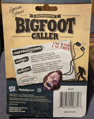 Authentic Big Foot Caller Alley Oop! & Bigfoot Trap Sasquatch Novelty Gifts
