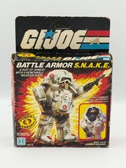 1983 VINTAGE G.I. JOE BATTLE ARMOR S.N.A.K.E WITH SEALED BOX ACTION FIGURE