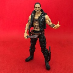 MH173 Cast Danny Trejo head sculpt for use with 1:18th scale GI JOE Military