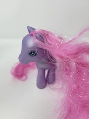 My Little Pony Petal Blossom G3 Purple Pony Super Long Glitter Mane Hair Hasbro