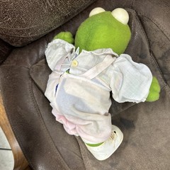 Vintage 1983 Kermit The Frog Stuffed Hasbro Softies Muppet Babies Plush Doll 12″