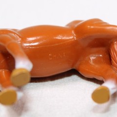 Horse Animal Toy Light Brown Mare PVC Action Figure 3.5″ Unbranded