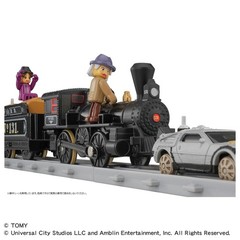 Plarail Back to the Future Part 3 Steam Locomotive No.131 & Time Machine Takara