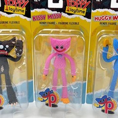Poppy Playtime Bendy Figure Set Huggy Wuggy Kissy Missy Killy Willy McFarlane