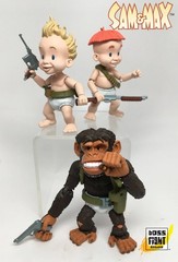 Sam and Max: Rubber Pants Commandos Deluxe Action Figure Set – Multicolor