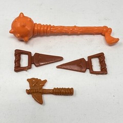 TMNT Weapon Lot | Slash Mace Club, Staff, Troll Axe, Fist Daggers | Vintage