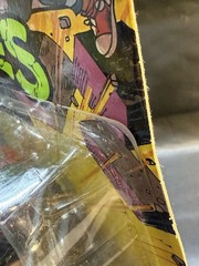 TMNT Teenage Mutant Ninja Turtles Bebop with Shell Drill Weapon Card Unpunched