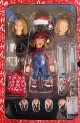 SET OF 3 CHUCKY CHILDS PLAY ULTIMATE HOLIDAY/GOOD GUYS/BRIDE OF 2 PACK NECA MISB