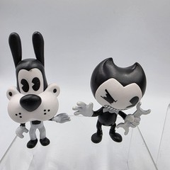 Bendy and the Ink Machine Collectible Figure Lot Of 4 Meatly Games Mini Figures