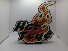 Hot Toys logo lightbox sign display light box sign