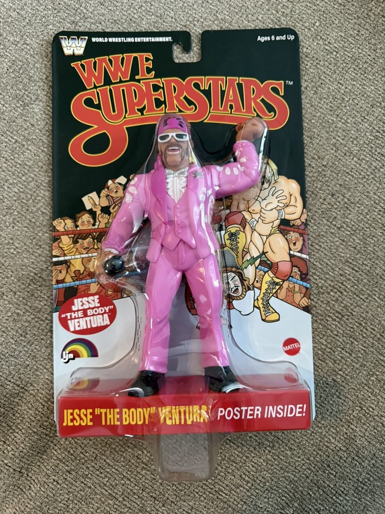 Jesse The Body Ventura – Mattel LJN WWE Series 3 Chase Black Card *IN HAND*