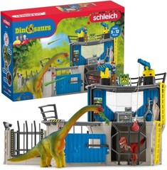 Dinosaur Toys Science Playset – 33-Piece Set Research Station with Brachiosau…
