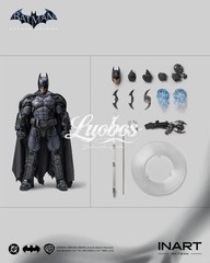 INART G0007 1/12 Arkham Batman (Battle Damaged Version) Action Figure In Stock