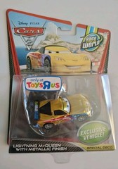 Disney Pixar Cars 2 Lightning McQueen With Metallic Finish – Toys-R-Us Exclusive