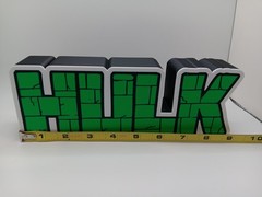 Hulk incredible HULK logo lightbox light box sign for comic / figure displays