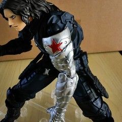 STOCK Captain America Winter Soldier Action Figure Movie Around Model Toys 14cm