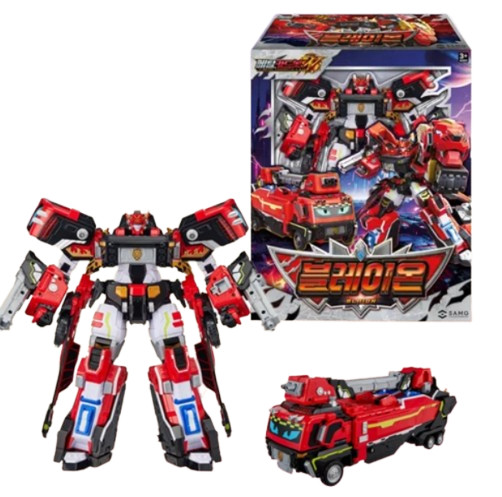 Metal Cardbot Blaion Transforming Robot Car Toy Korean Action Figure