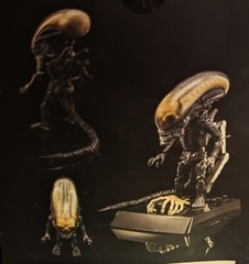 Herocross Hybrid Metal Figuration #023 Alien Diecast Figure Black – NIB