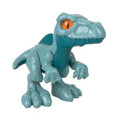 Giganotosaurus Dinosaur Action Figure Small Plastic Gray Moveable Limbs Pretend