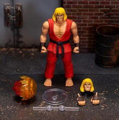 Street Fighter II Ken 1/12 Scale Action Figure Toy Officially Licensed by Capcom