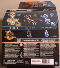 BAKUGAN Generation 3 Special Attack Bruiser Mantid Titanium Trox Starter Pack
