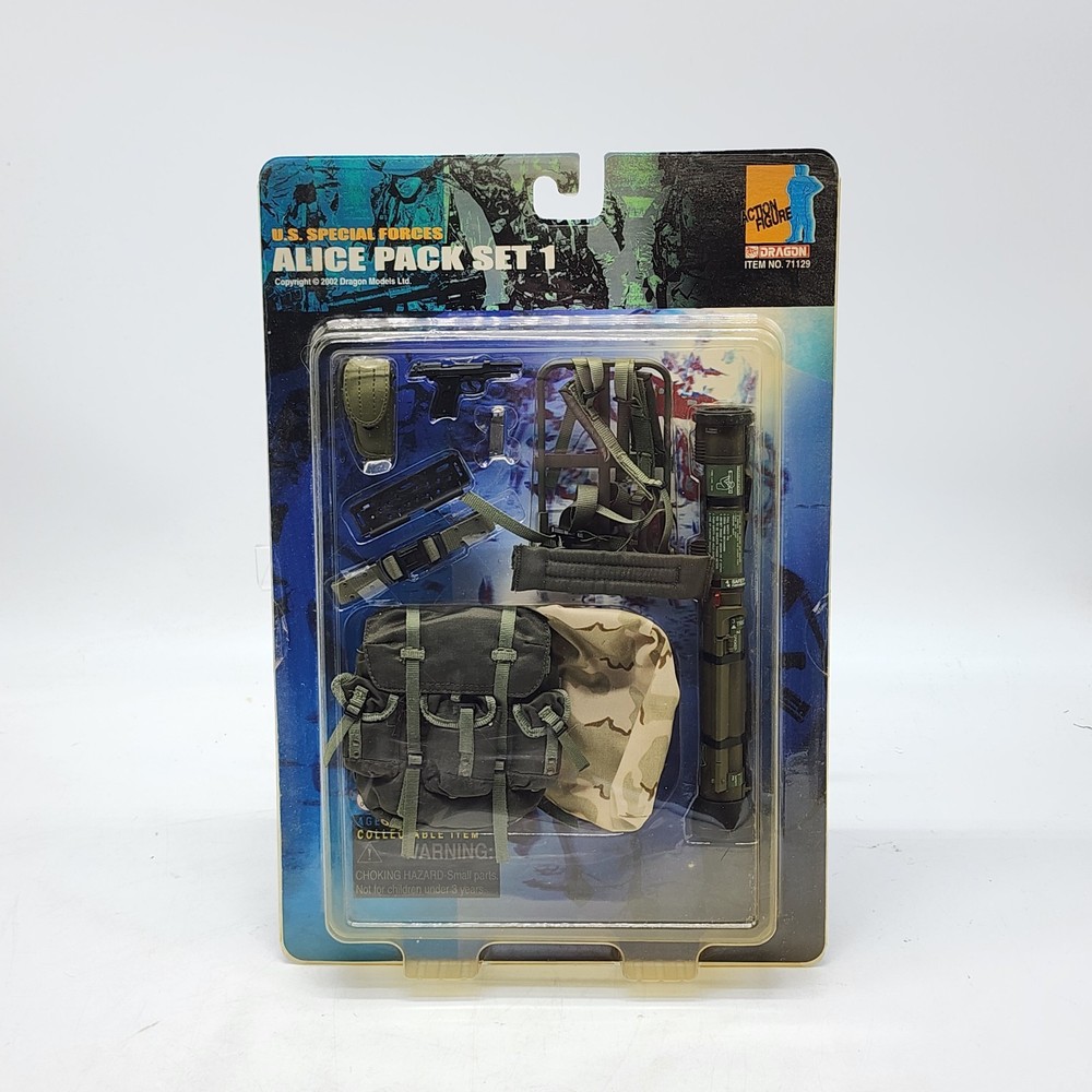Dragon Models 1/6 US Special Forces Alice Pack Set 1 #71129 NEW Accessories